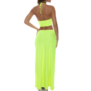 BRILLA - Double Loop Bandeau Long Dress