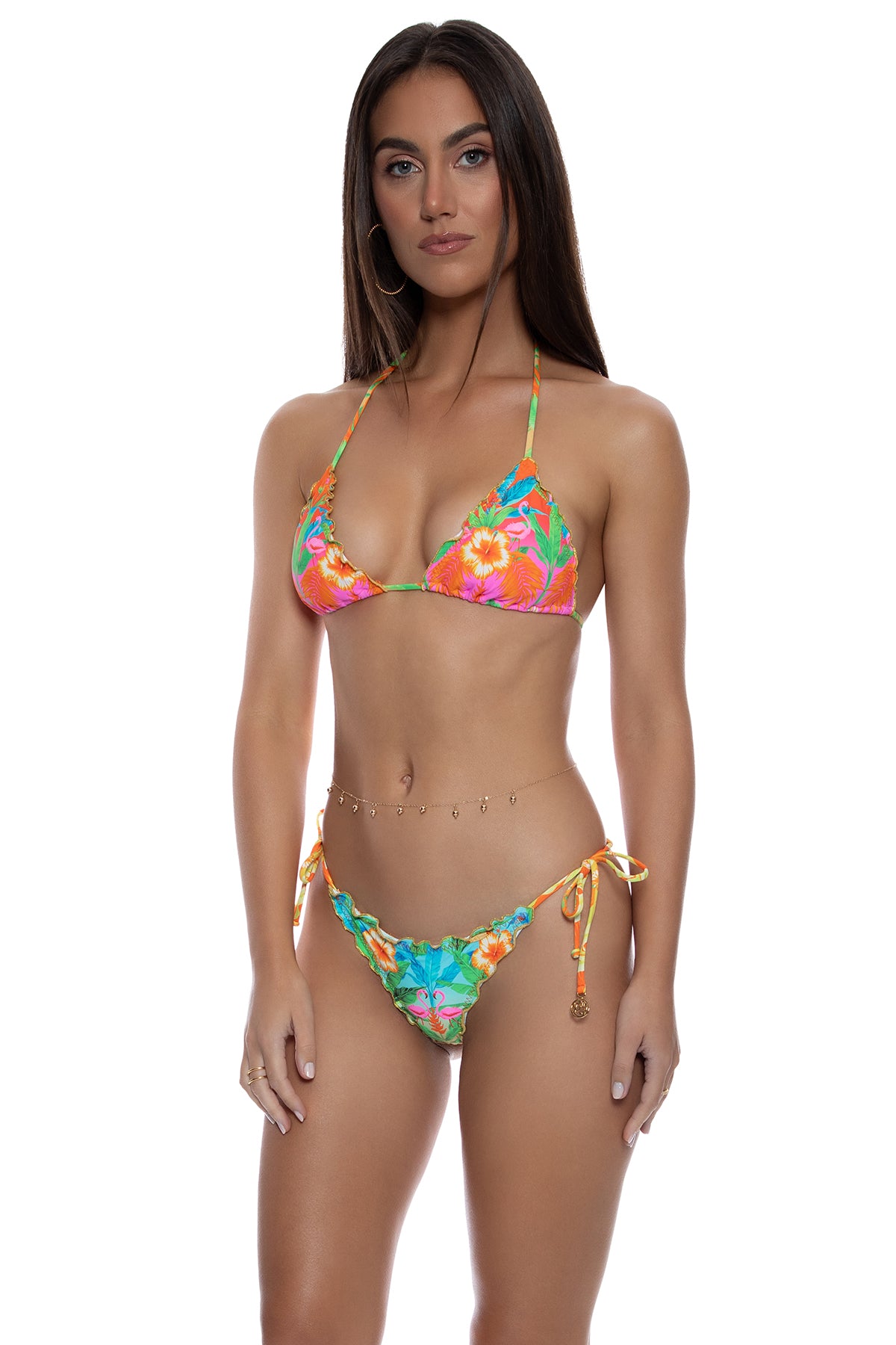 Flirty Keyhole Bikini Top in Sea Breeze, Bikini