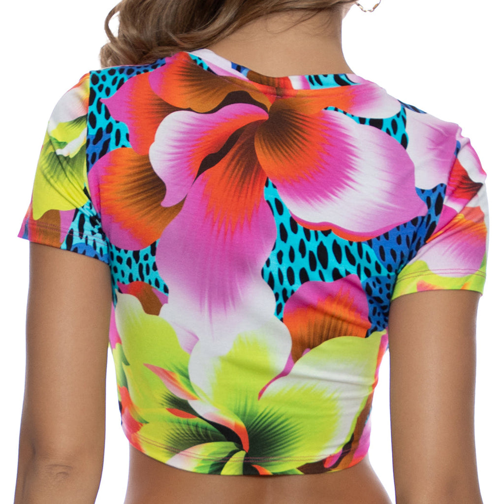 TROPICAL ILLUSIONS - Crop Top