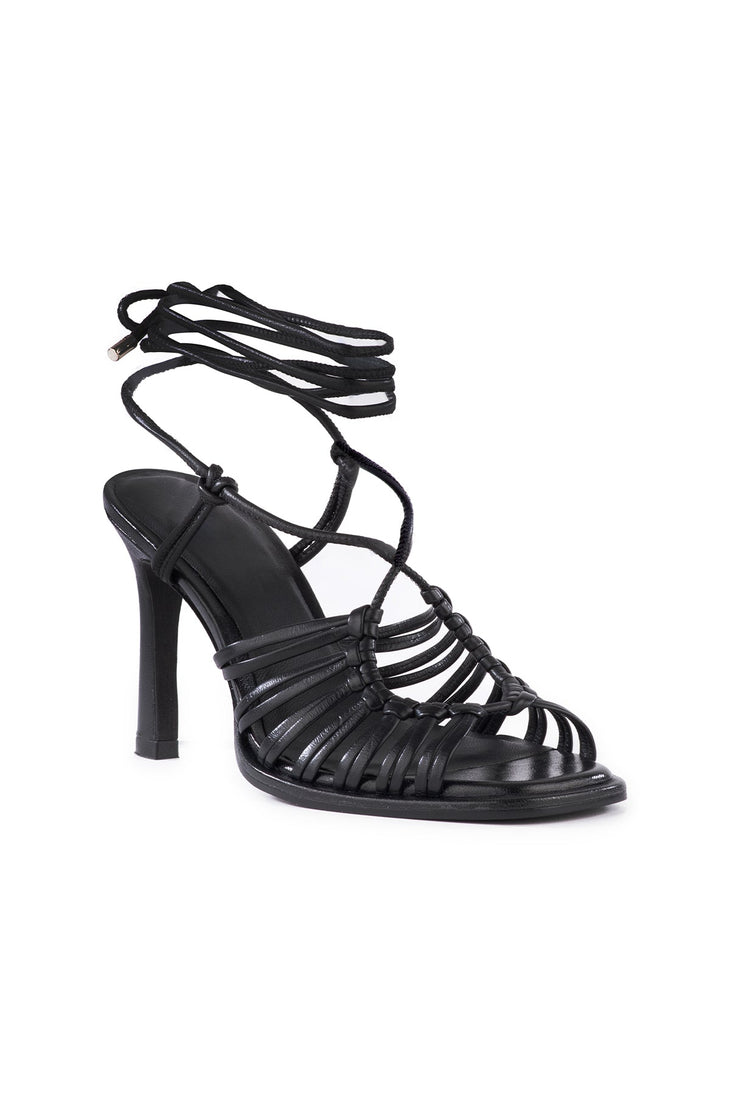 SHOES - Strappy Heel • Black