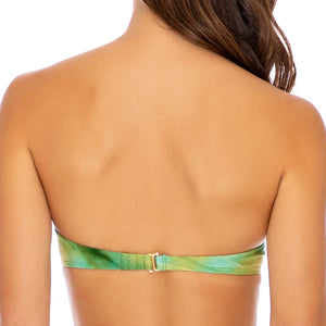 OFF DUTY MERMAID - Underwire Push Up Bandeau Top