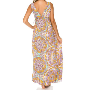 ALHAMBRA - V Neck Long Dress