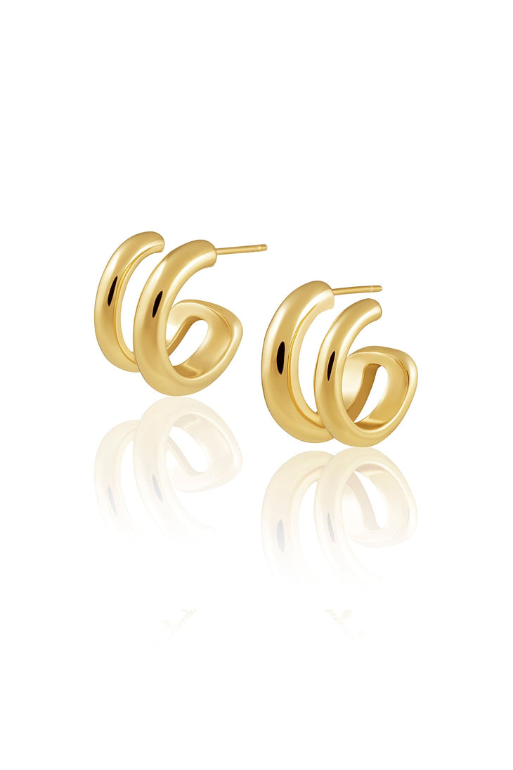 JEWELRY - Gisela Double Hoop • Gold